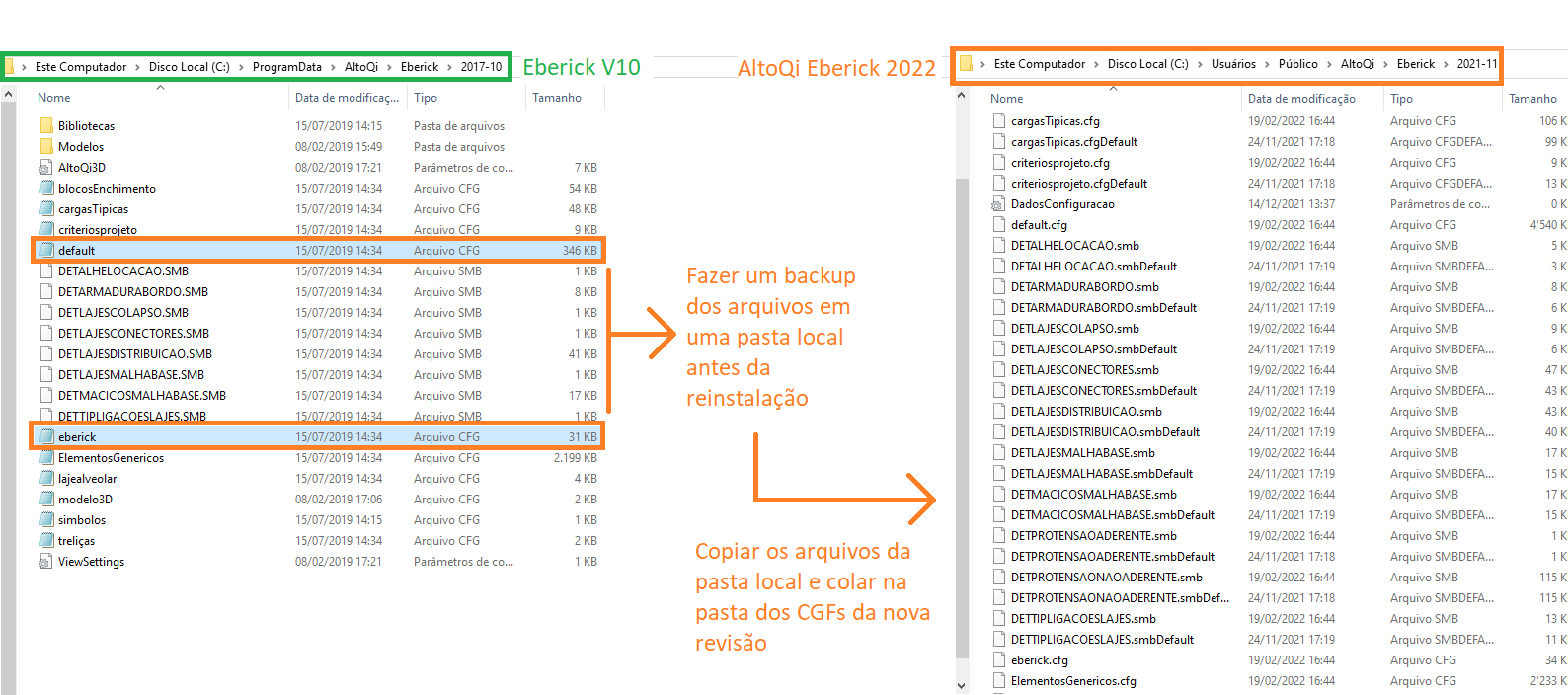 Como Criar Um Backup Das Minhas Configurações Ao Atualizar A Versão Do ...